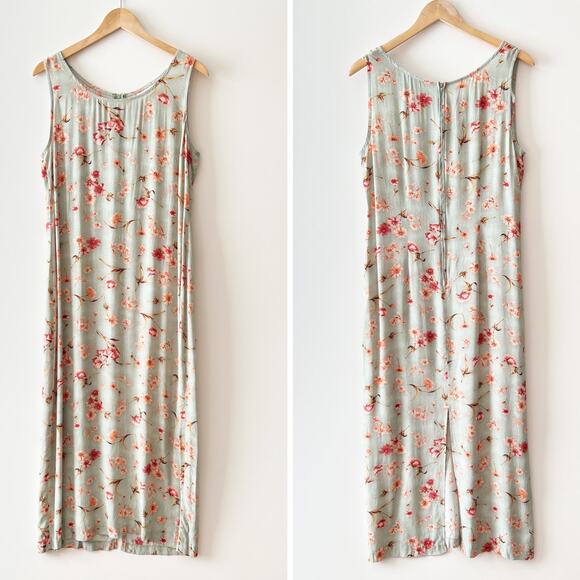 Vintage 90s Dress Barn Floral Cottagecore Dress and Top Set Size 12 - Picture 2 of 8